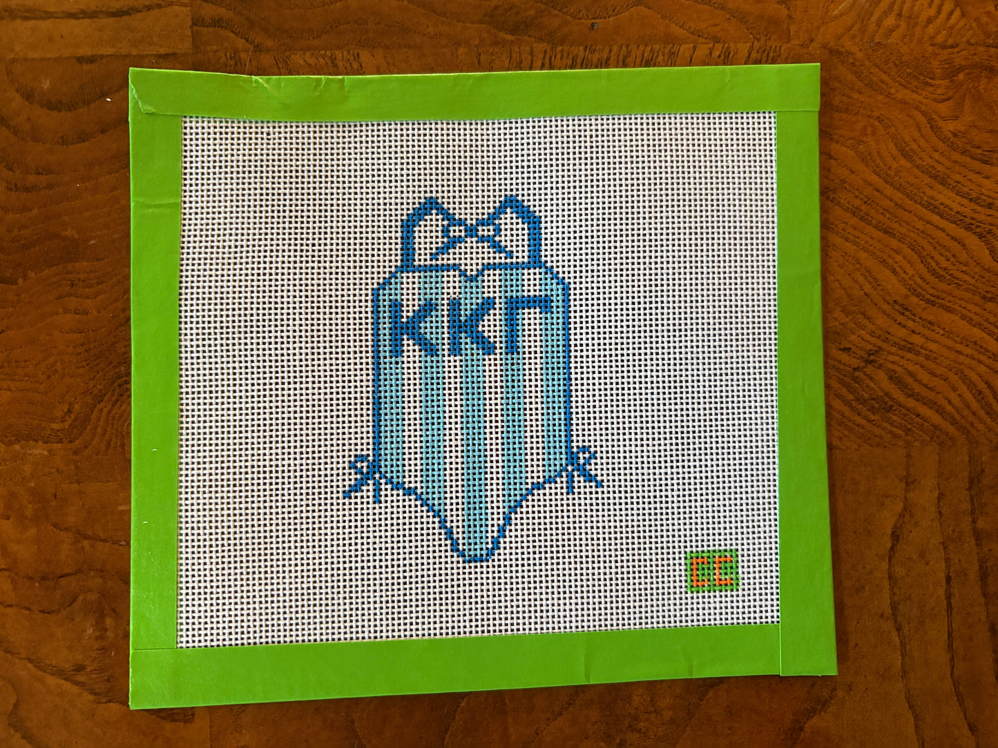 Kappa Spring Break Swimsuit Needlepoint Canvas