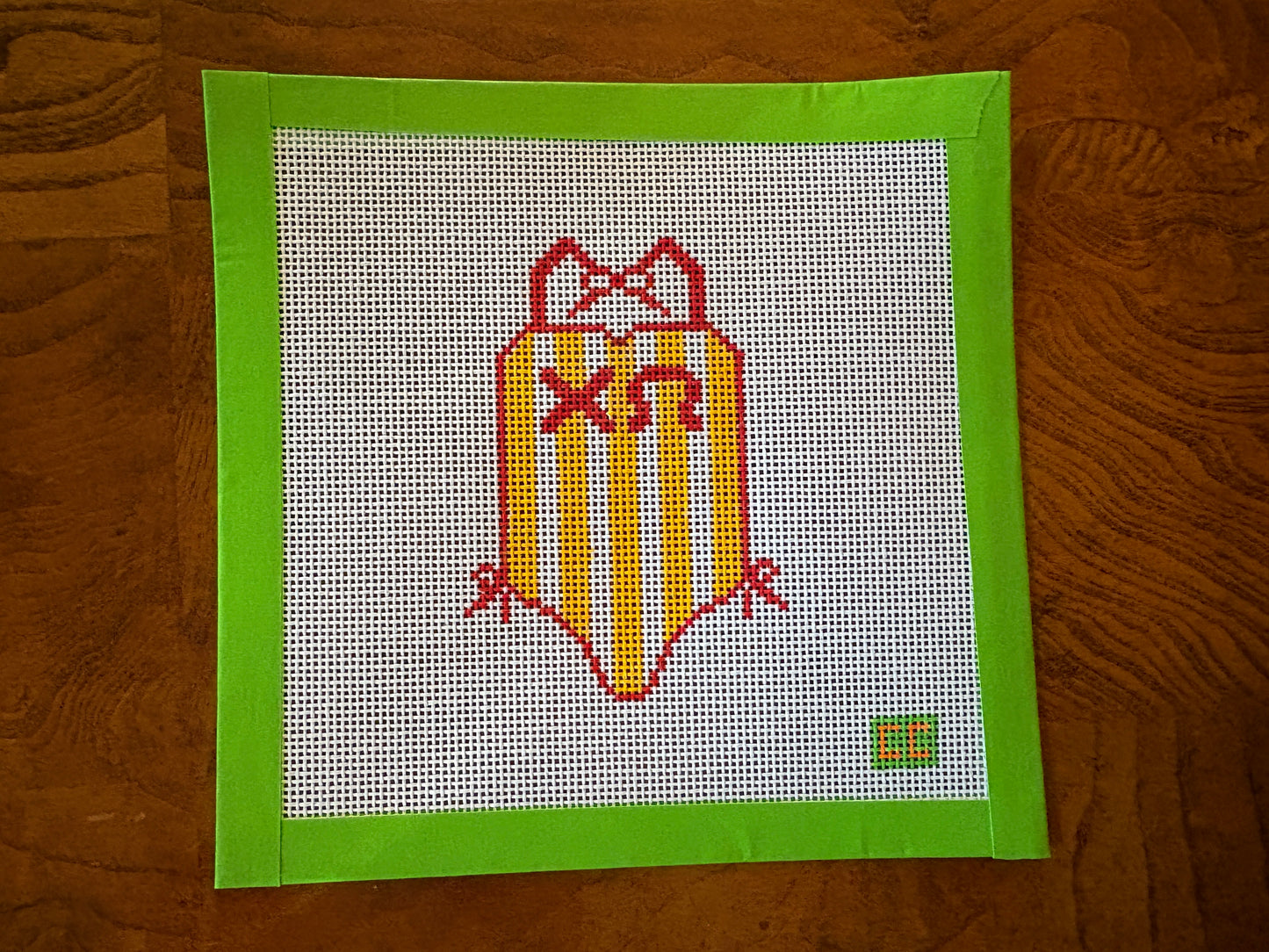 Chi-O Spring Break Swimsuit Needlepoint Canvas