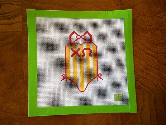 Chi-O Spring Break Swimsuit Needlepoint Canvas
