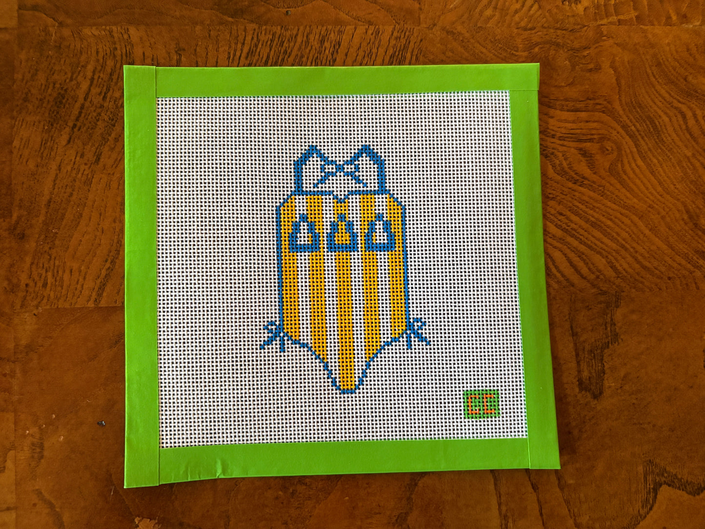 Tri Delta Spring Break Swimsuit Needlepoint Canvas