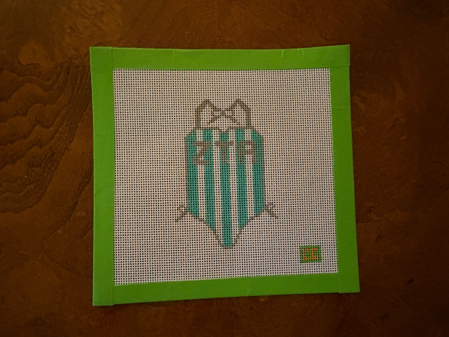 Zeta Spring Break Swimsuit Needlepoint Canvas