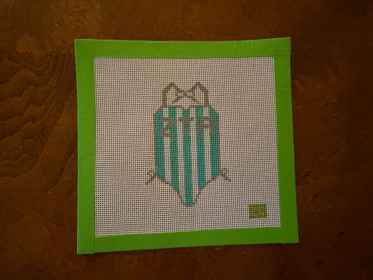 Zeta Spring Break Swimsuit Needlepoint Canvas