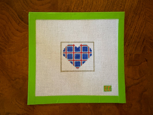 Viking Petite Heart Needlepoint Canvas
