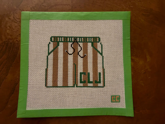 Boys Camp La Junta Swimsuit Needlepoint Canvas