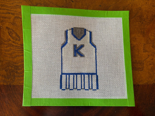 Kiowa Athletic Dress Needlepoint Canvas