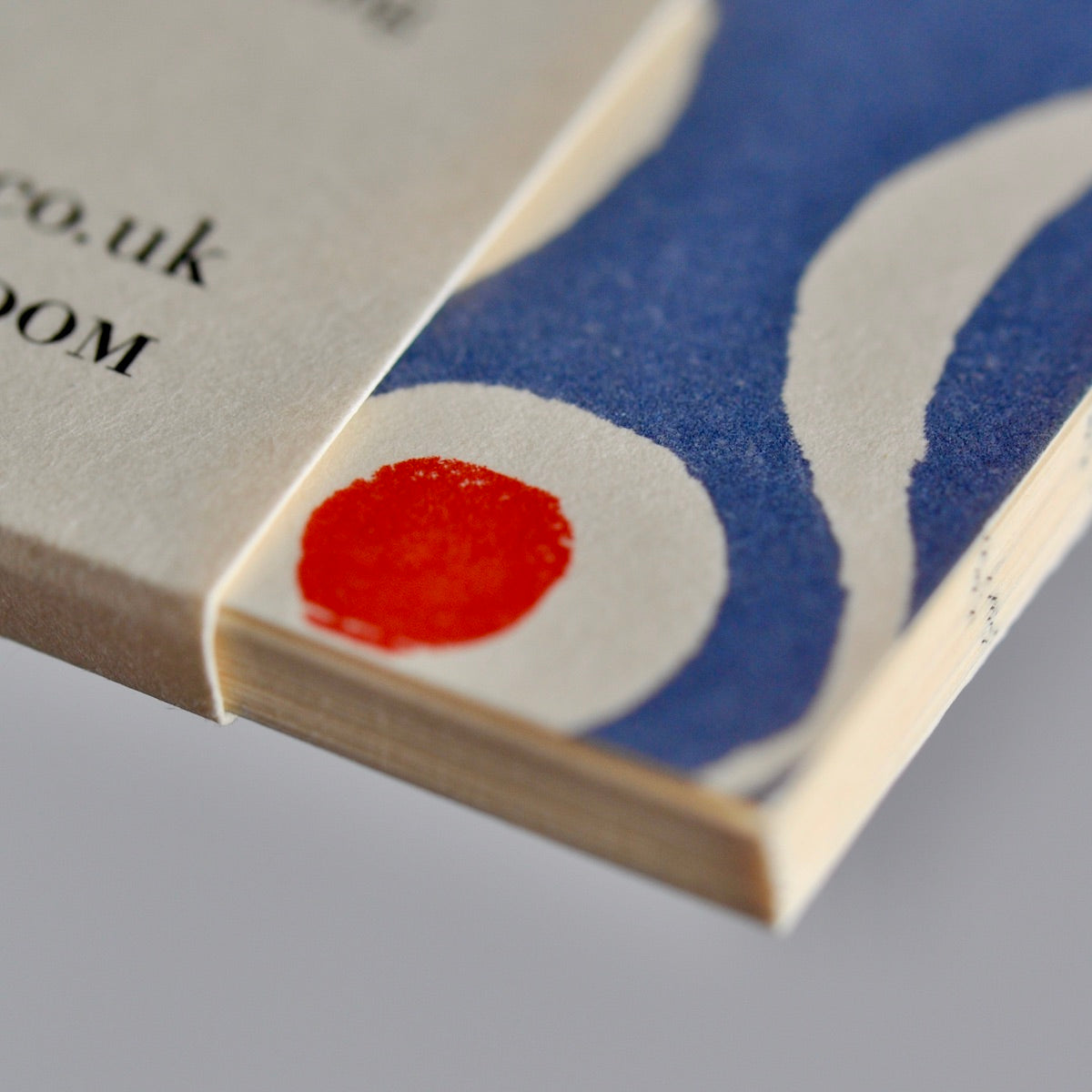 Pocket Notebook Persephone Cornflower and Red