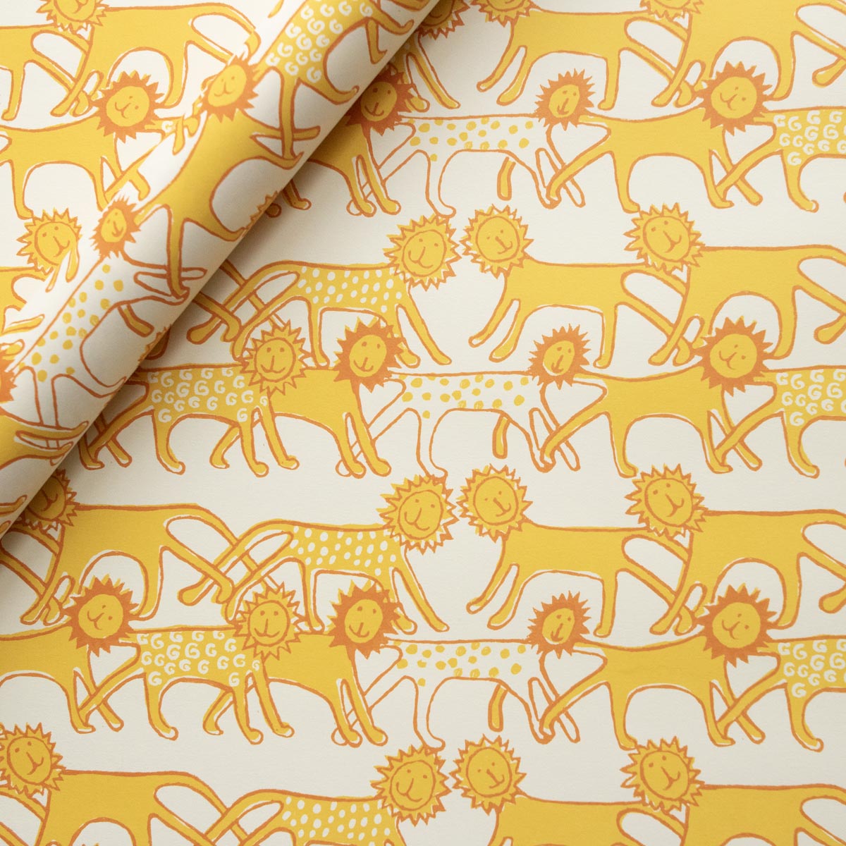 Patterned Wrapping Paper - Lions