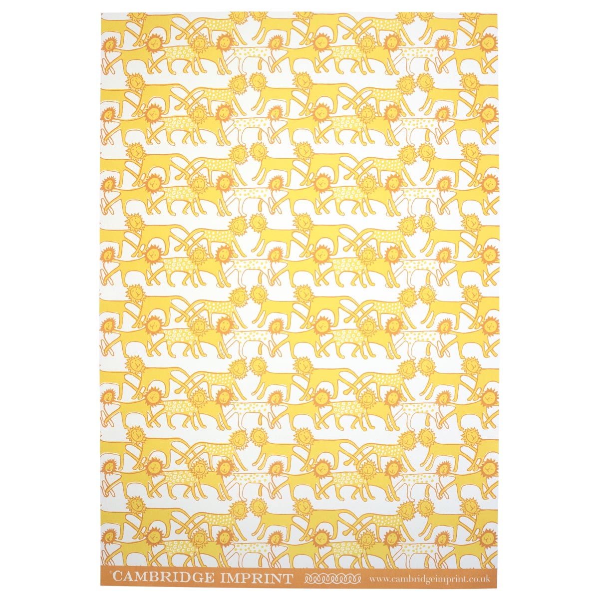 Patterned Wrapping Paper - Lions