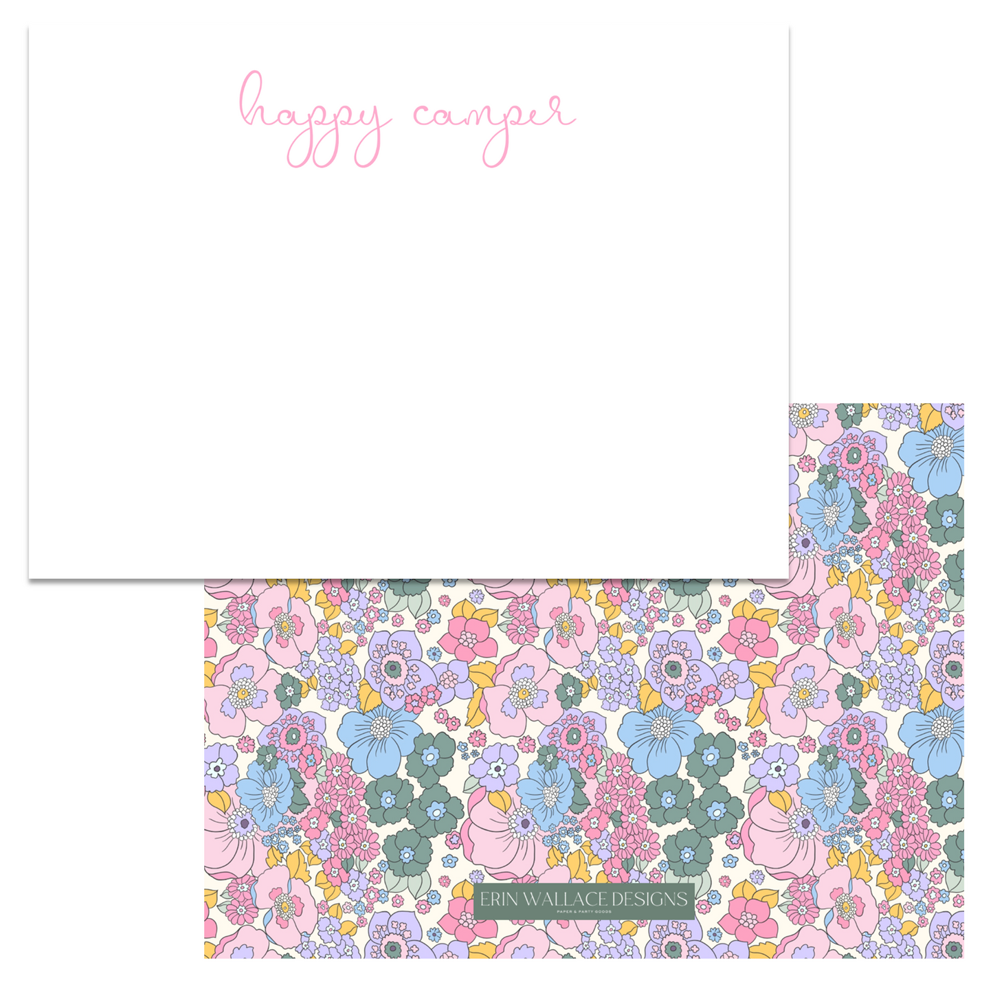 "Happy Camper" Camp Stationery