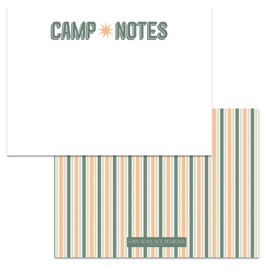 "Camp Notes" Camp Stationery