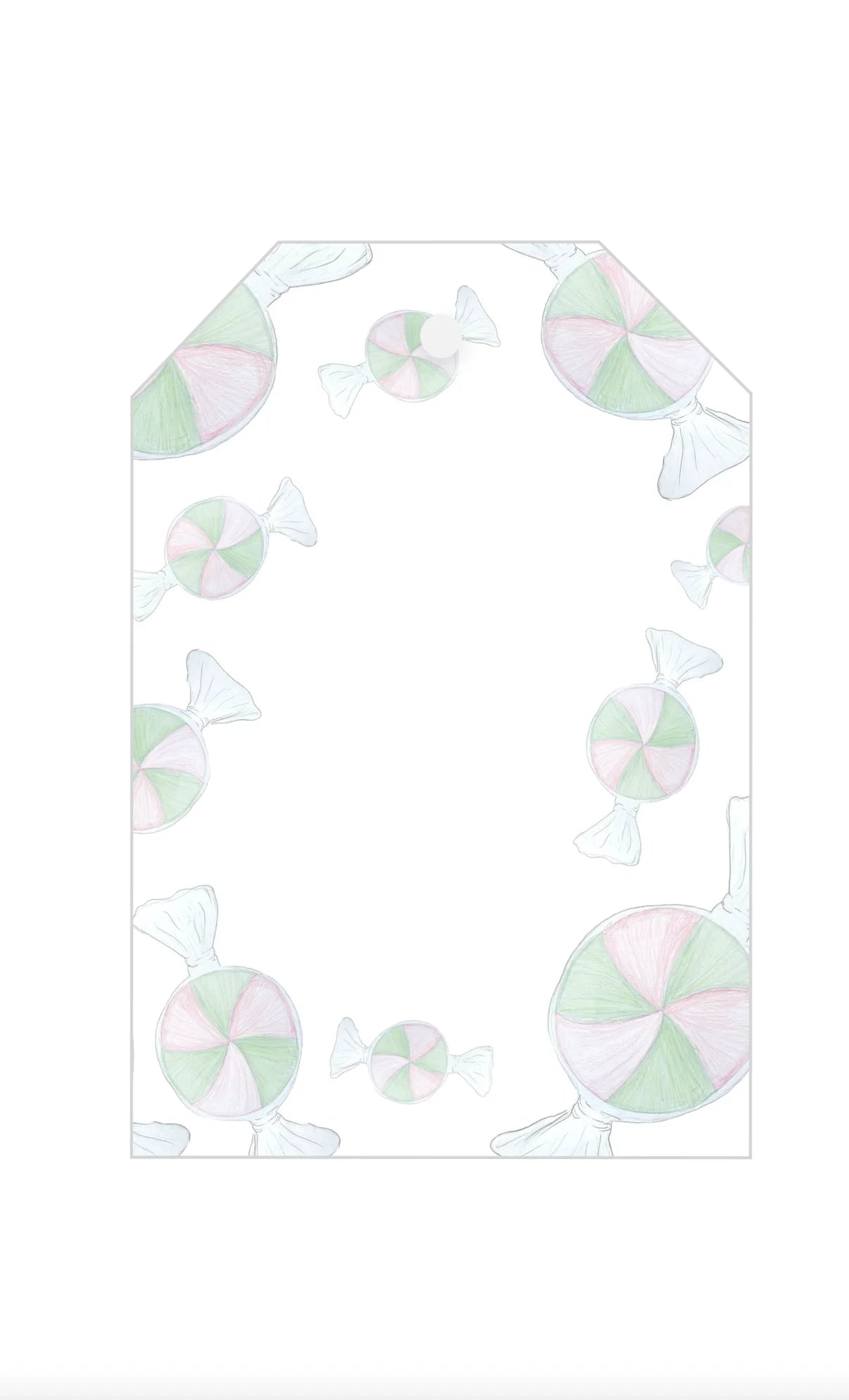 Peppermint Tags - Set of 10