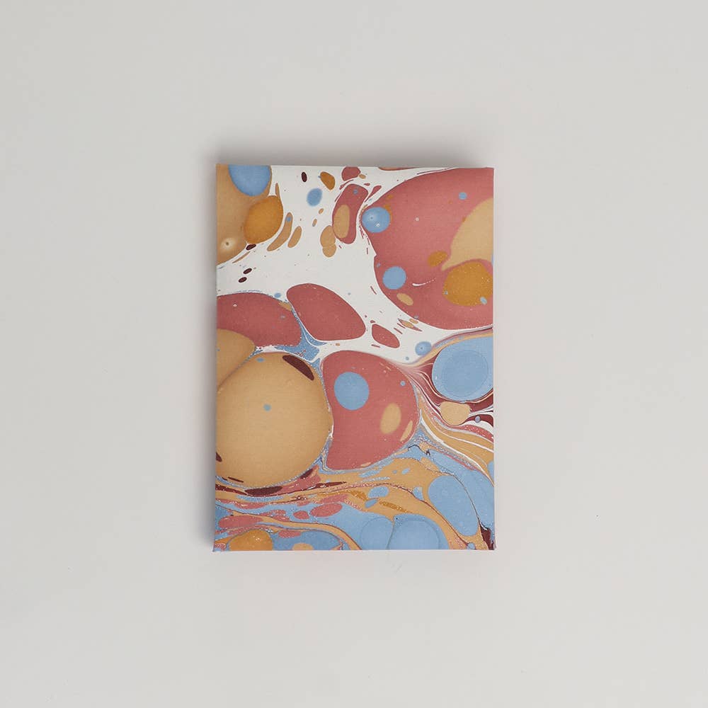 Hand Marbled Greeting Card Set - 8 Cards