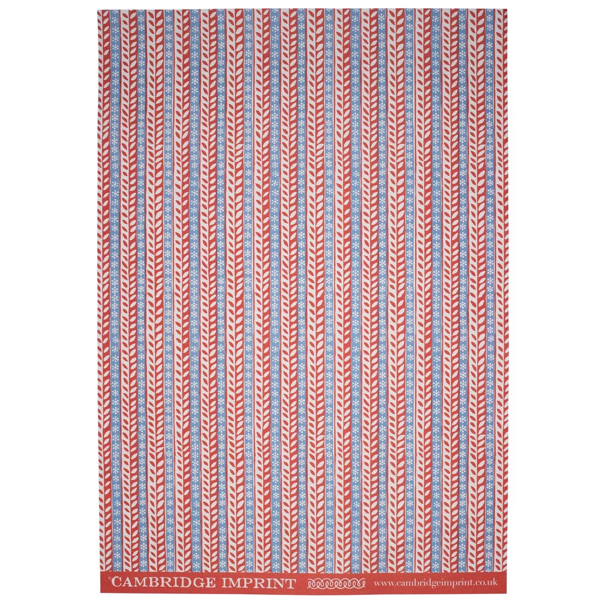 Patterned Paper Merry Christmas Red and Blue