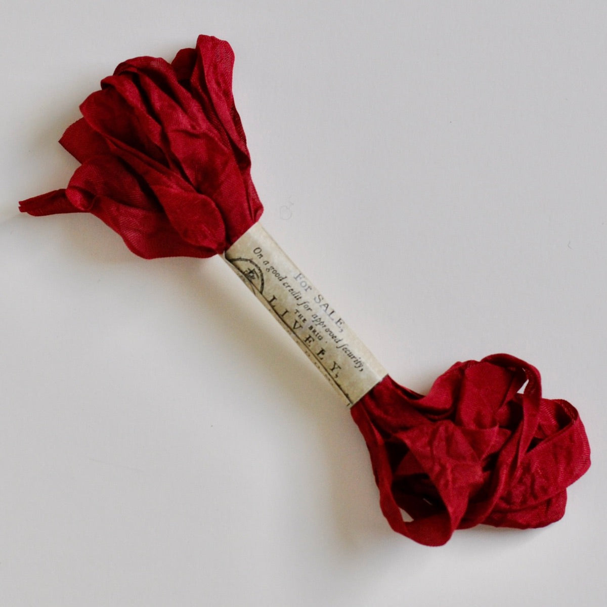 Vintage Ribbon - Cranberry
