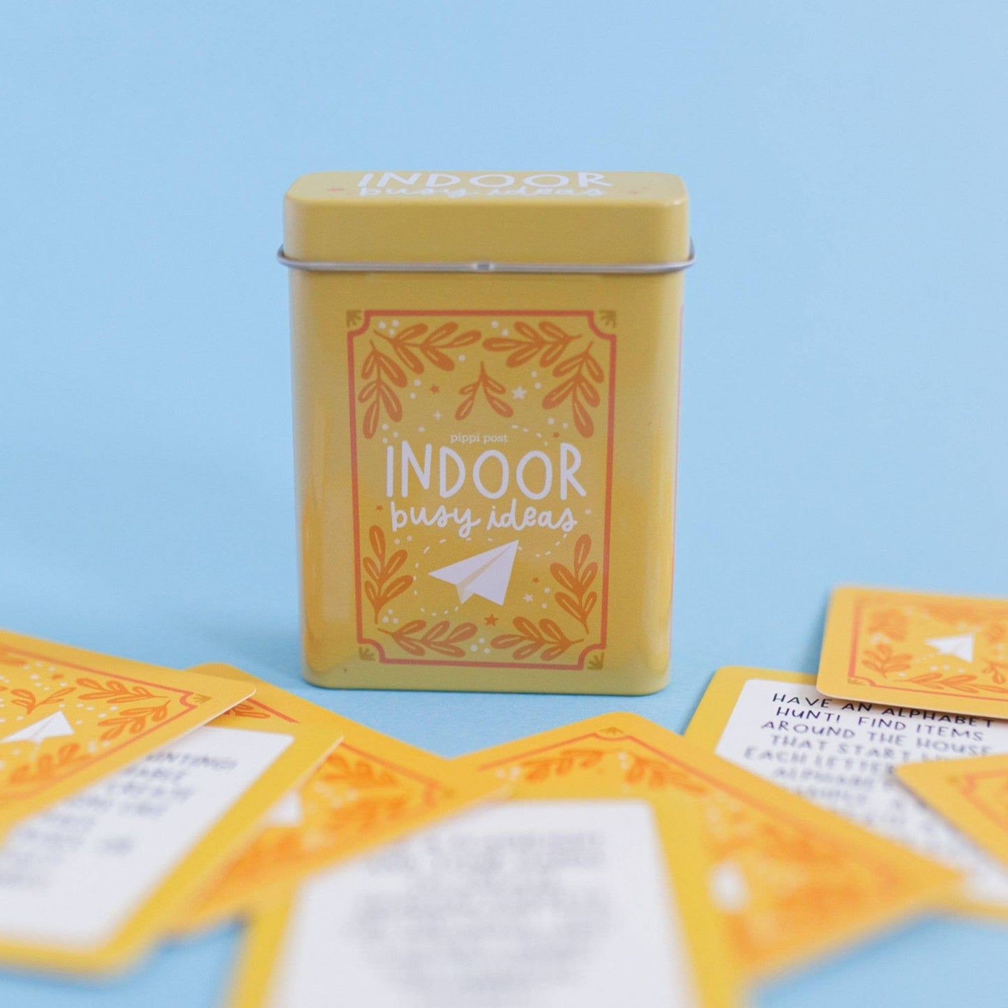 Indoor Busy Ideas Cards Deck of Cards/Storage Tin