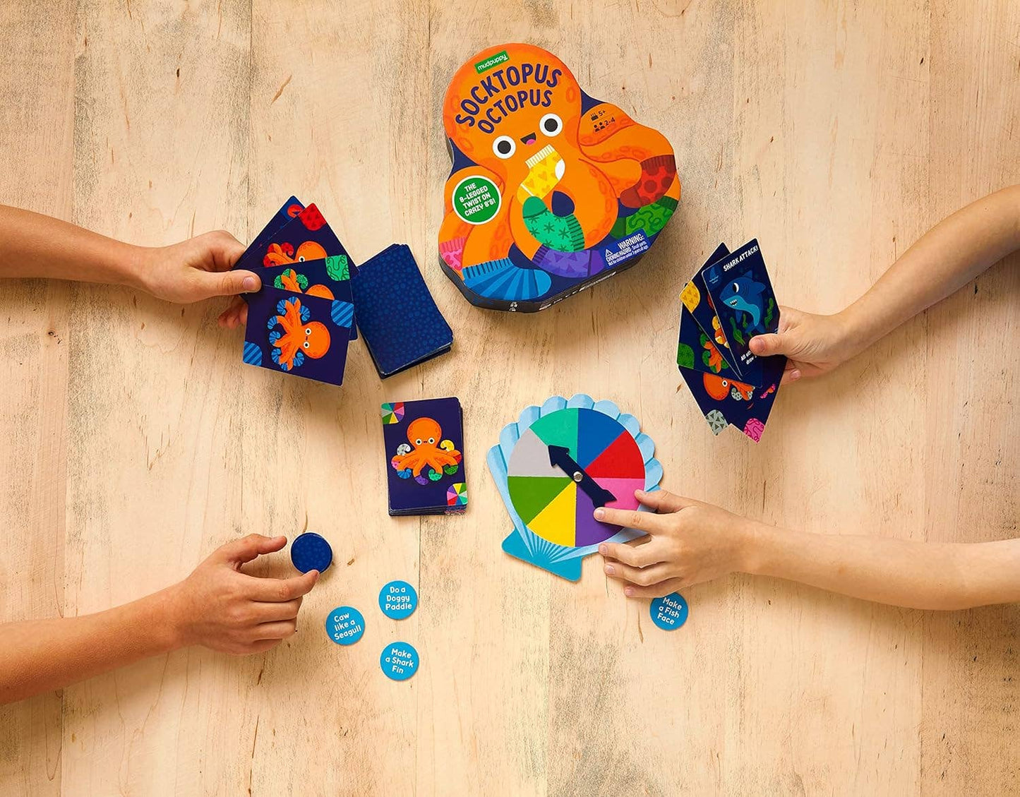 Socktopus Octopus Shaped Box Game