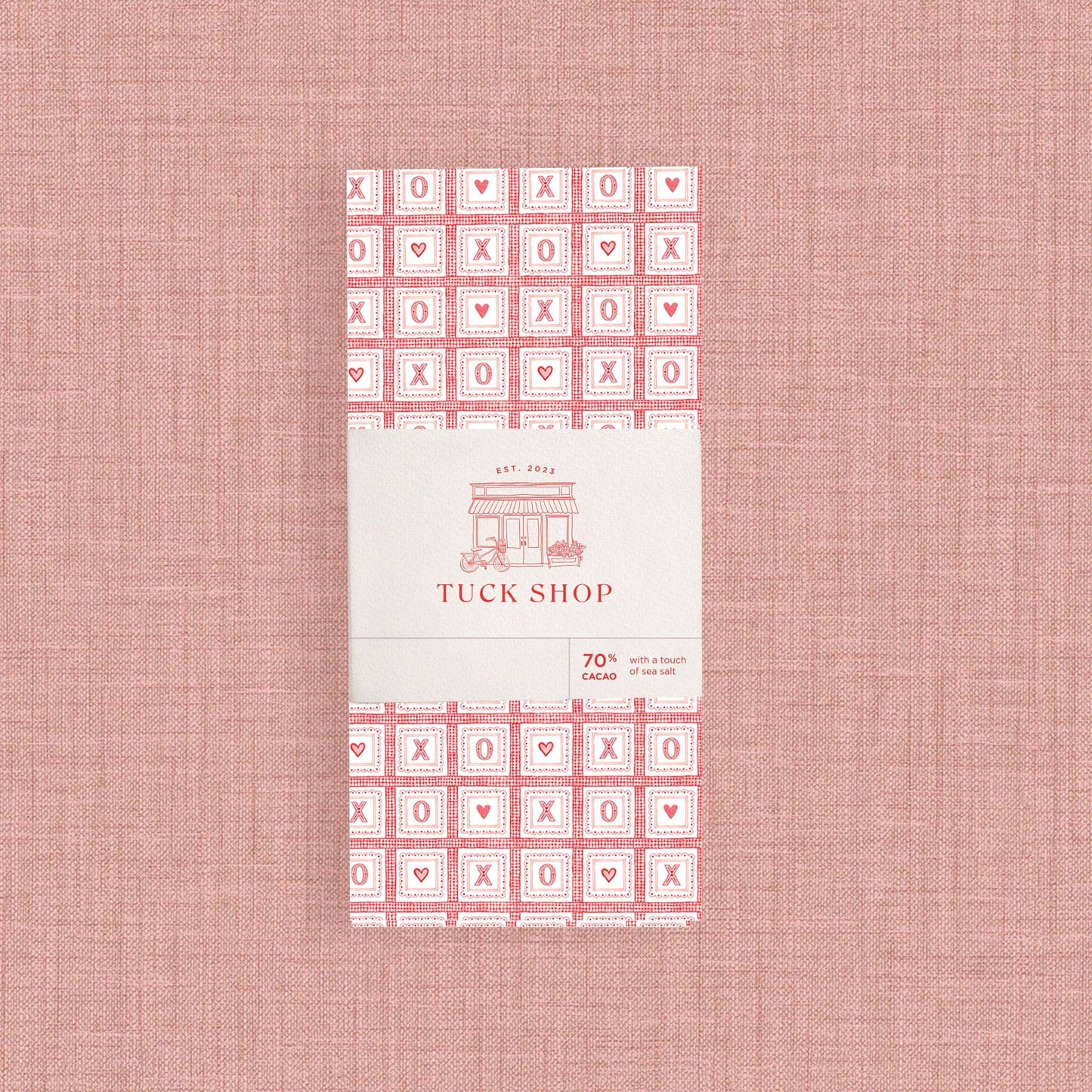 Valentine's 70% Dark Chocolate with Touch of Sea Salt