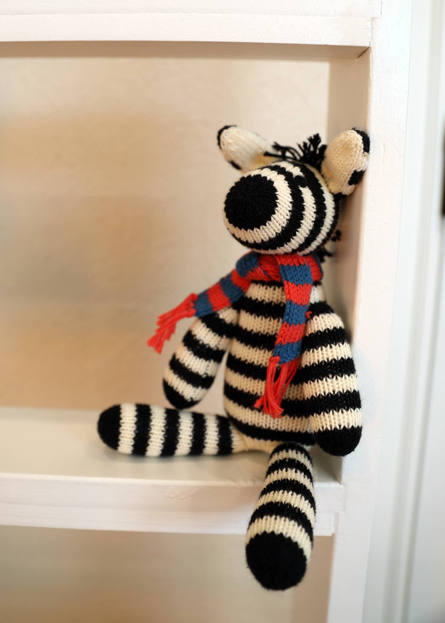 Knitted Zebra