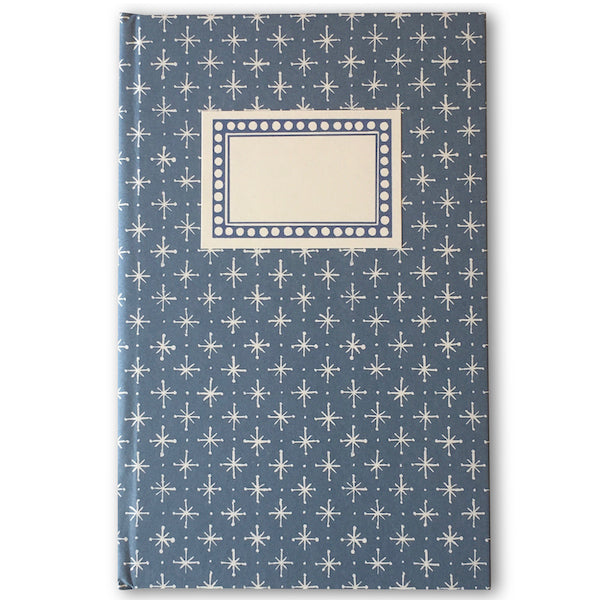 Hardback Notebook Little Stars Faded Denim