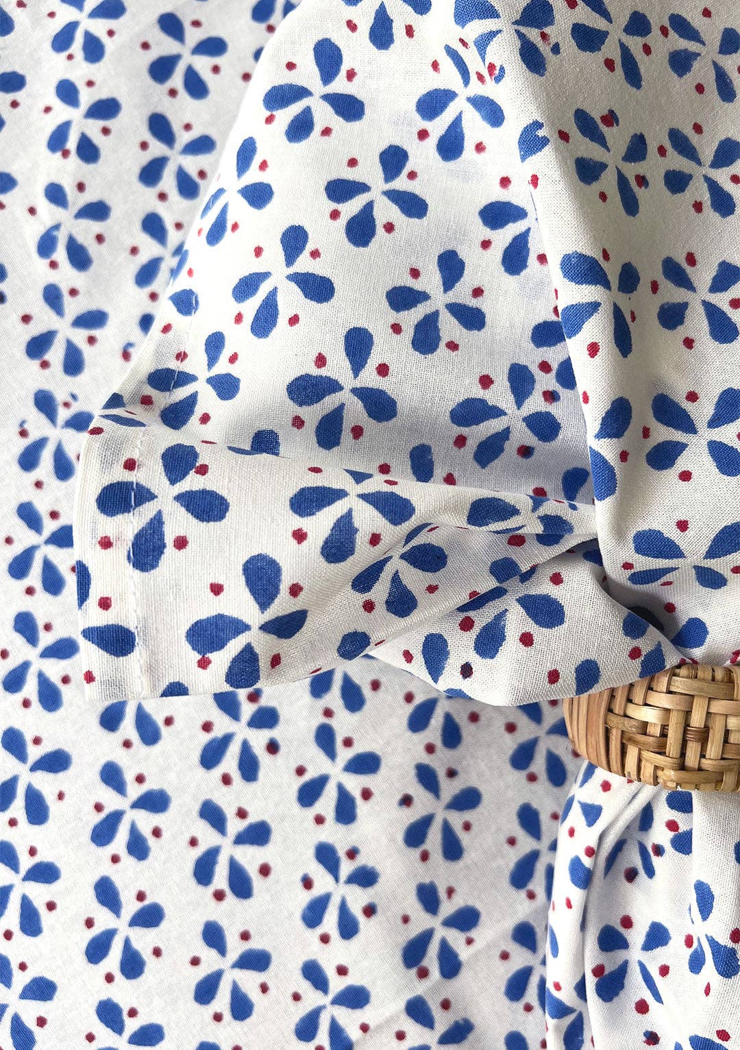 Set of Petals Napkins in Royal Blue