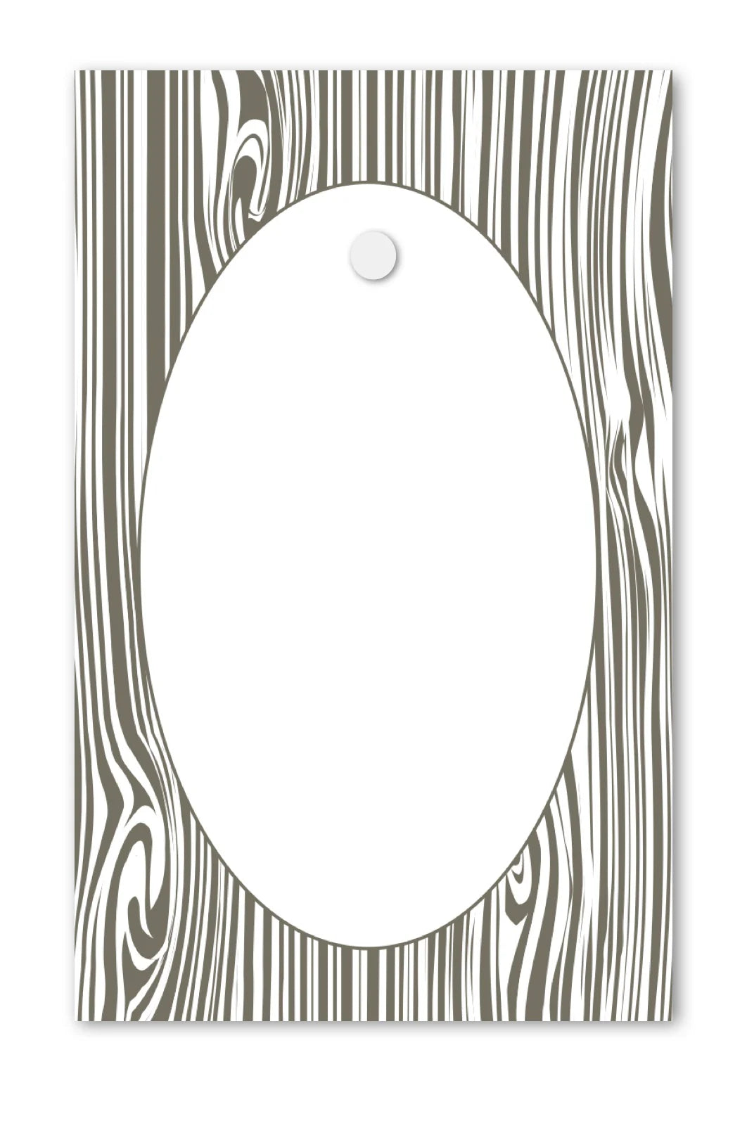 Faux Bois Wood Grain Tags - Set of 10