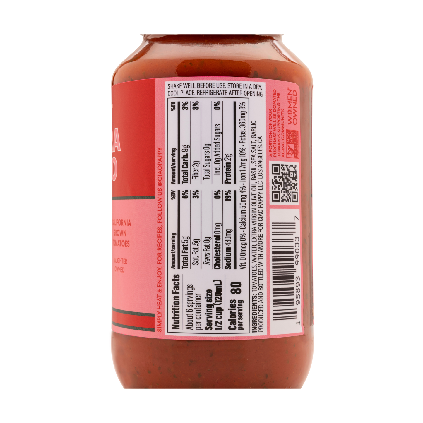 Marinara Classico Pasta Sauce