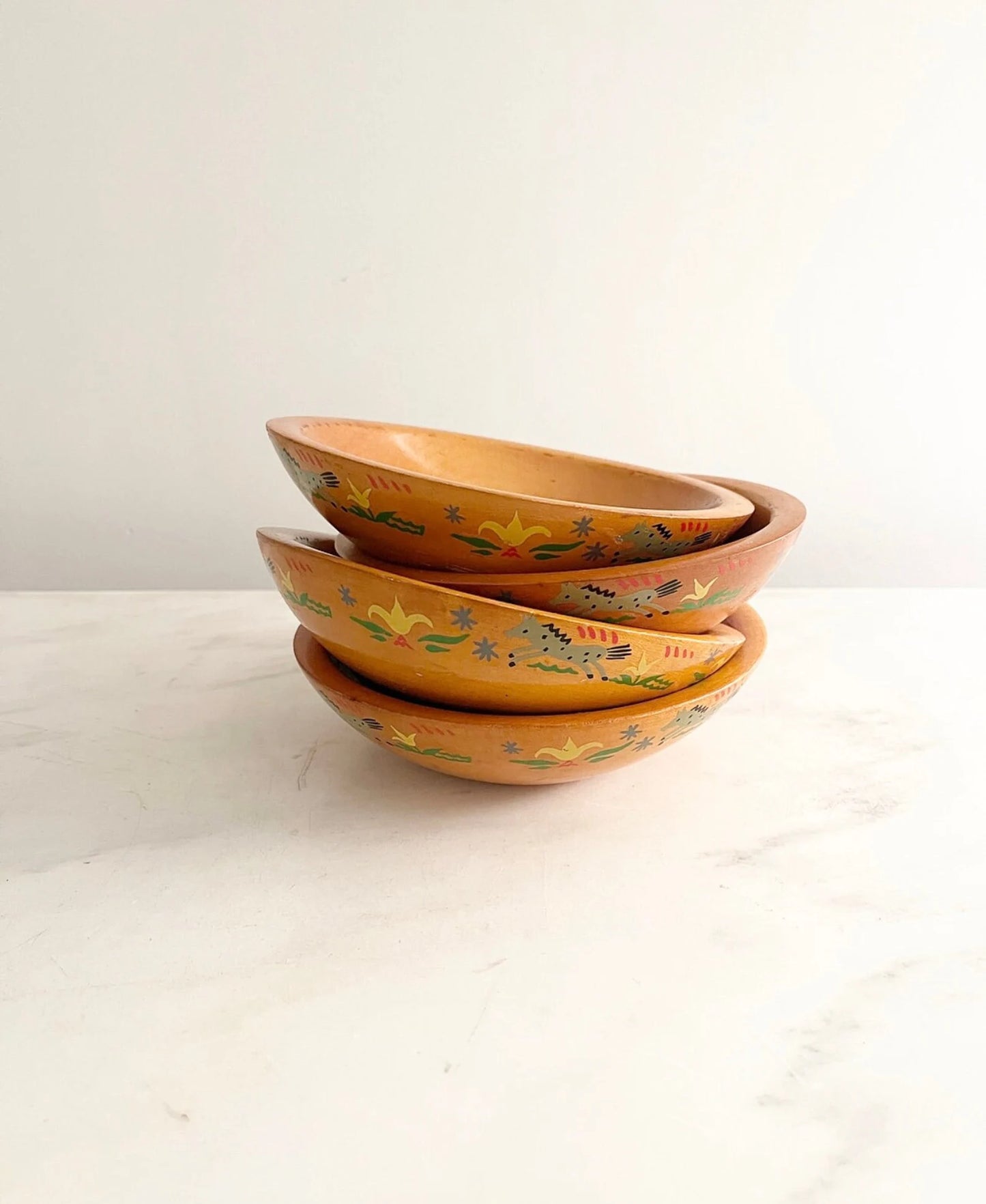 Vintage Munising Wooden Bowls
