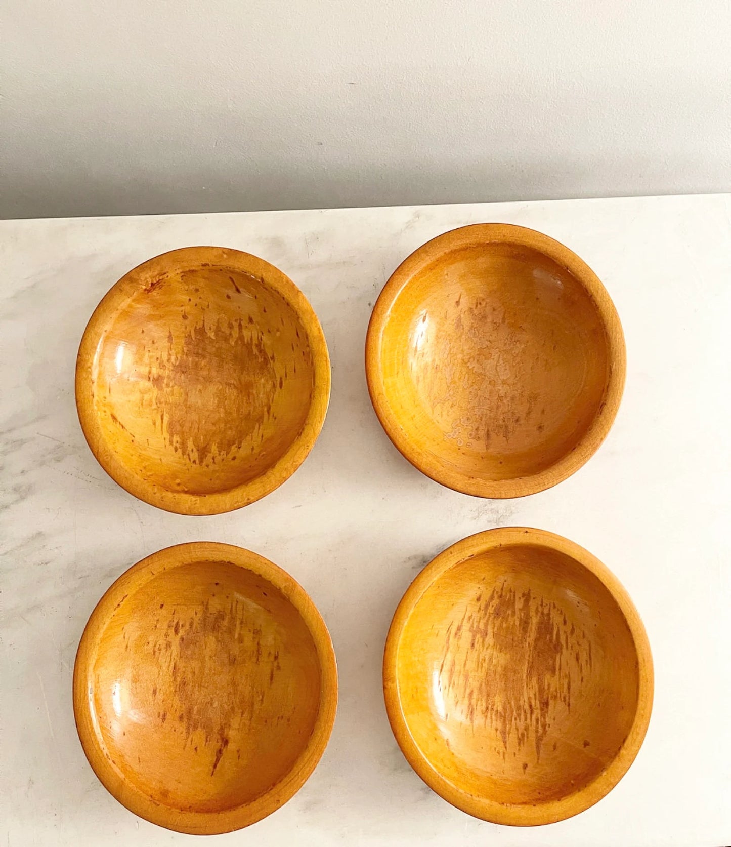 Vintage Munising Wooden Bowls